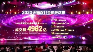 アリババ取扱高 7兆9000億円 中国「独身の日」過去最高