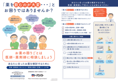 <トーアエイヨー×インターネットインフィニティー>「服薬相談支援ツール」をケアマネジャーから受け取った要介護高齢者の約2割が服薬の見直し