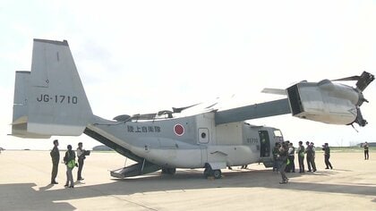 「1機でも活動できる」陸上自衛隊オスプレイ佐賀空港配備で中谷防衛大臣「緊急事態に対応できるよう訓練している」 