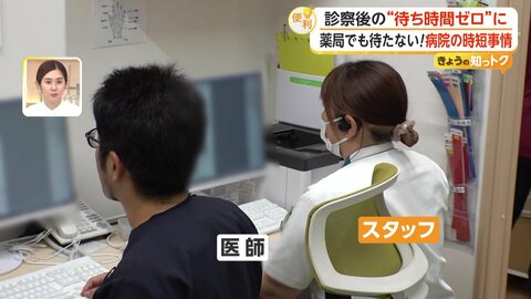 医師の真横で処方箋作成　“待ち時間”を大幅短縮　薬は“ながら待ち”で受け取り　病院側も「心に余裕」　駅ナカ診療もスタート