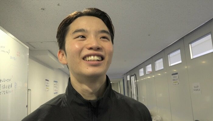 フリー後に率直な気持ちを語った友野（2025年全日本）