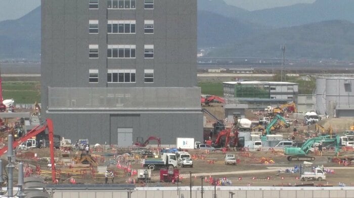建設が進む「佐賀駐屯地」(2025年4月15日)