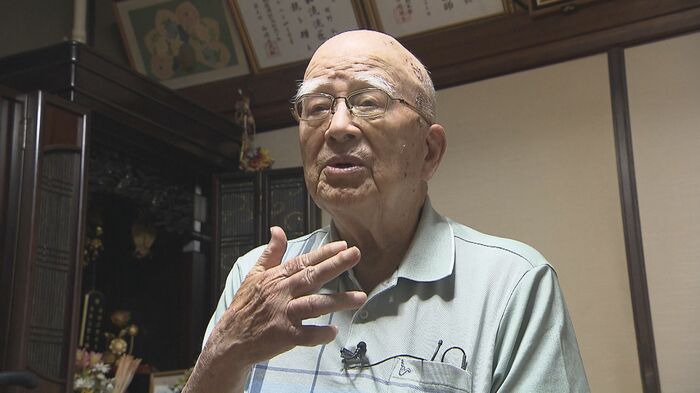 水島空襲を体験した 岡野弘さん(93)