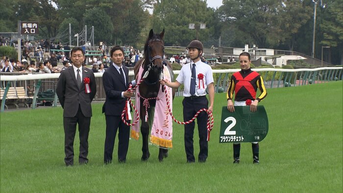 アルテミスSを制したブラウンラチェット