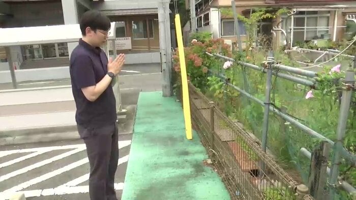 父の遺体が見つかった場所を毎年命日などに訪れている