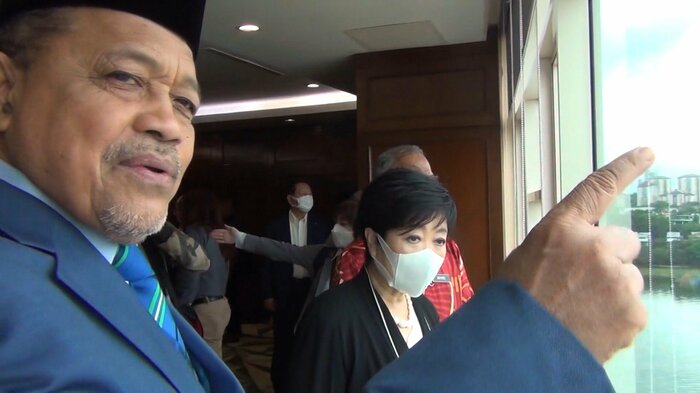 クアラルンプールを訪問中の小池知事(1日)