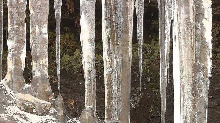 ものすごい透明度!冬の秩父が生み出す「氷柱」が神秘的
