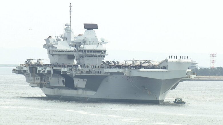 「アジア太平洋は駆け引きの場所では無い」中国が強調…イギリスの巨大空母「プリンス・オブ・ウェールズ」の日本寄港うけ｜FNNプライムオンライン