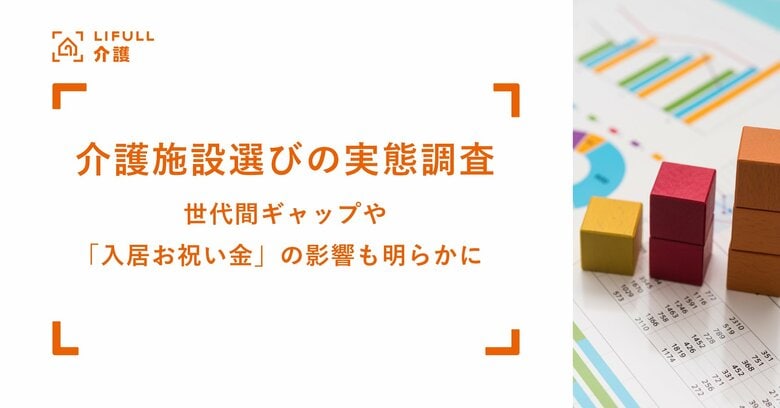 介護への関心が高まるお盆に向けて、LIFULL 介護が「介護施設選びの実態調査」を発表。世代間ギャップや「入居お祝い金」の影響も明らかに