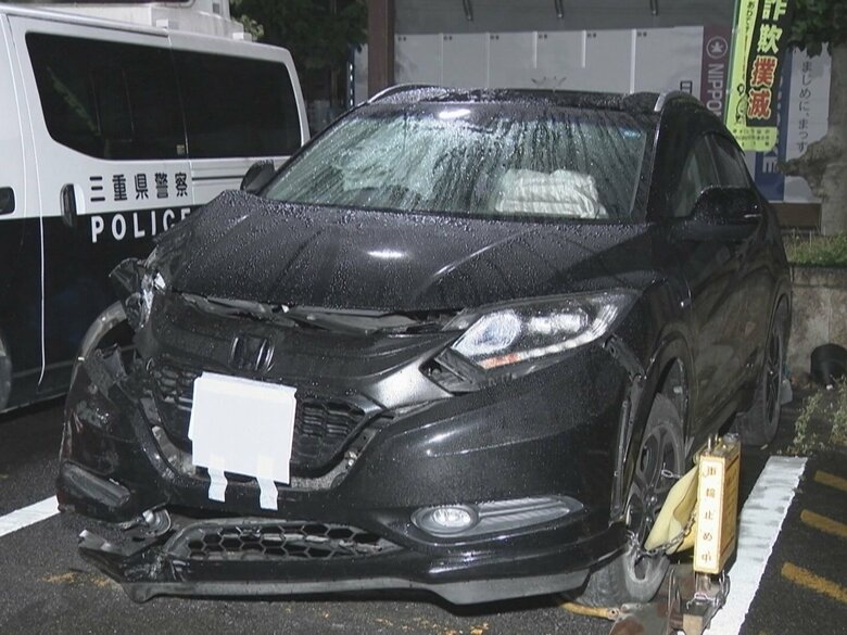 18歳で飲酒運転だった可能性も…車を無免許運転して事故を起こし相手にケガさせ逃走か 飲食店店員を逮捕 車を放置し逃げる｜FNNプライムオンライン