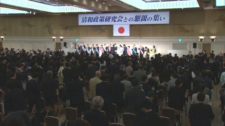自民党「安倍派」のパーティー　2022年