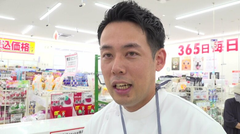 谷尾店長は「できるだけ早く店頭に並べたい」と話す