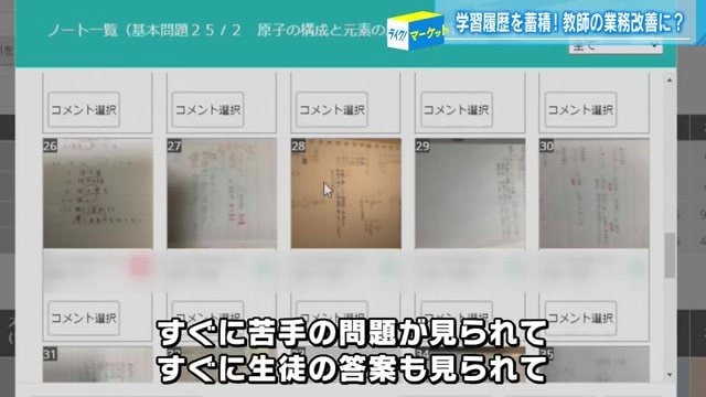 生徒の「苦手かも」がデータでわかる