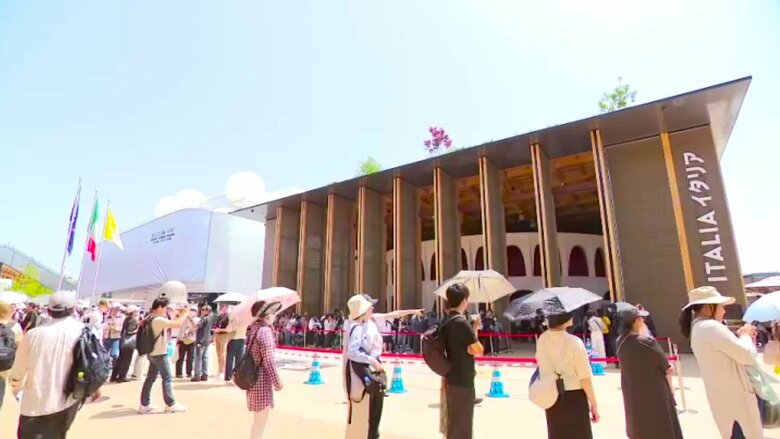 大勢の人でにぎわう万博会場 5月20日