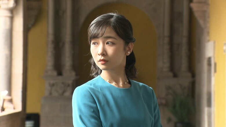 サント・ドミンゴ教会を視察される佳子さま