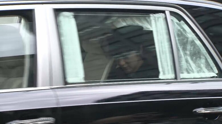 百合子さまの弔問から戻られた愛子さま　15日午後