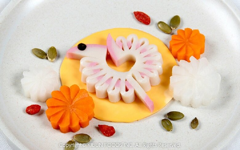 「とり」の飾り切り　完成