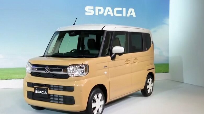 2023年11月に発売したスズキの新型「スペーシア」　2024年5月には車名別販売台数1位に