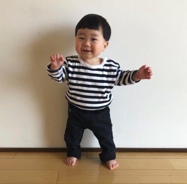 1歳の頃（提供：airiさん）