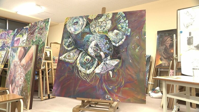 秋田県美術展覧会（2025年）「特賞」受賞作品『瞳に会う』