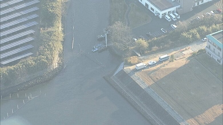 遺体が発見された現場付近