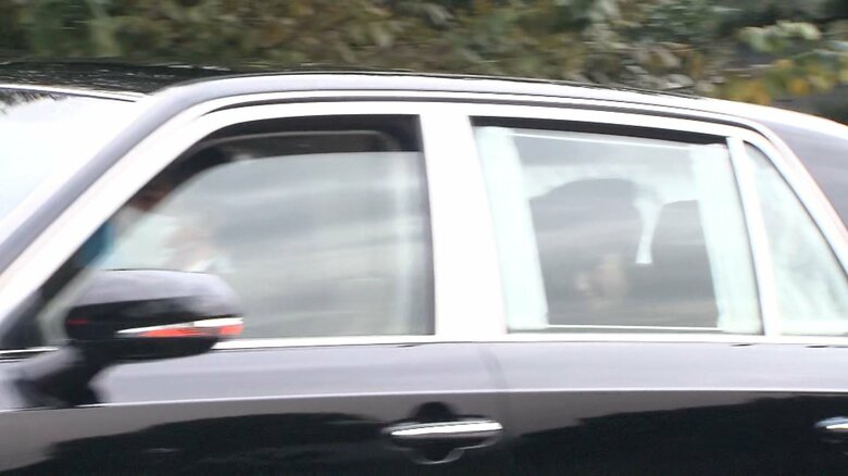 弔問に向かわれた愛子さま　15日午後