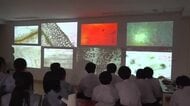 顕微鏡の画像をスクリーンで共有　福井大附属義務教育学校に“最新”の理科室　内田洋行と連携し新たな教育プログラム開発へ