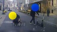 “逆走電動キックボード”によるひき逃げの瞬間 専門家「鉄パイプで殴られたような衝撃」歩行者は骨折の重傷