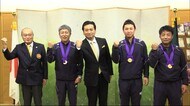 西日本大会で優勝 ひらまつ病院軟式野球部が知事訪問【佐賀県】
