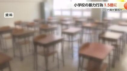 富山県内小学校の暴力行為が前年1.5倍で”過去最多”に…コロナの影響もあるか