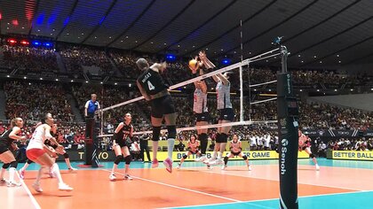 【スーパープレー映像】“みちのくのスピードスター”渡邊彩　とにかくスッキリするトルコ戦ブロックポイントまとめ【パリ五輪予選/W杯バレー】