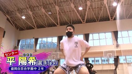 女子バスケ日本代表を目指す期待の中学生 身長177cm…“規格外”のプレー
