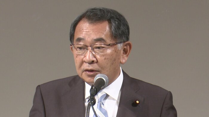 安倍派の会長代理を務める塩谷元文科相(19日)