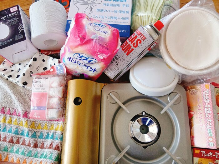 備えは大切ですが、被災した直後は防災グッズを買いすぎてしまいました…