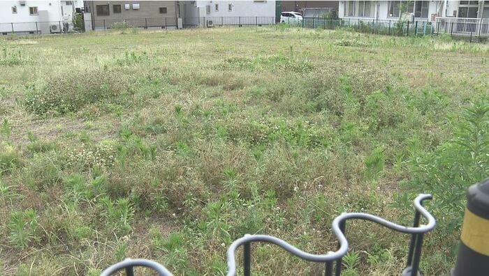 長野市青木島町の一角 いまは更地に(2024年6月12日)