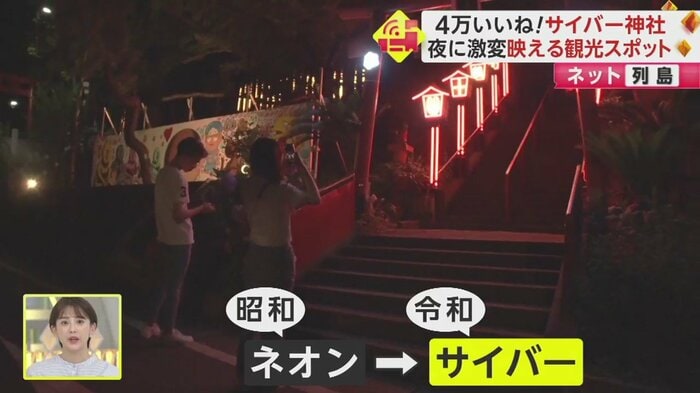 写真に収める参拝客