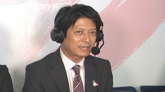 開幕戦の実況も担当した倉田大誠アナウンサー