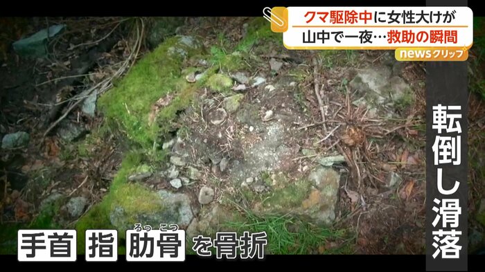 クマの駆除に訪れたはずが滑落（イメージ）