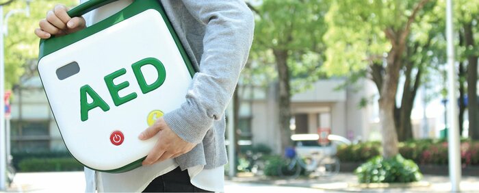 AED(提供:日本AED財団)