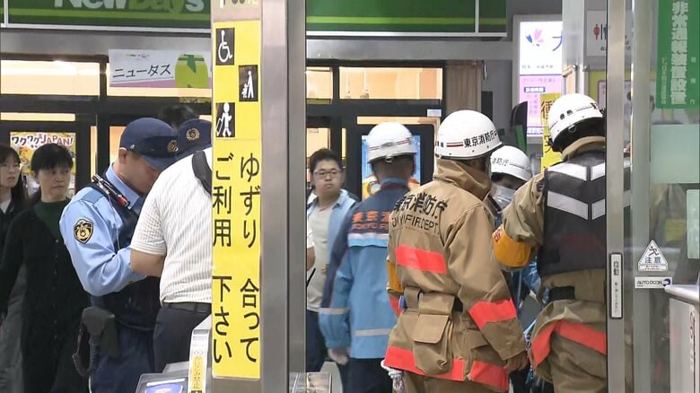JR山手線の電車内で“催涙スプレー”まいたか…傷害疑いで女を現行犯逮捕　男性2人がケガ　山手線内回りは一時運転見合わせに｜FNNプライムオンライン