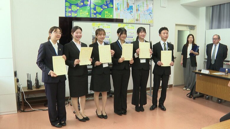 核兵器廃絶へ自ら行動する人材育成へ…沖縄出身含む「ナガサキ・ユース代表団」第14期生に任命状｜FNNプライムオンライン