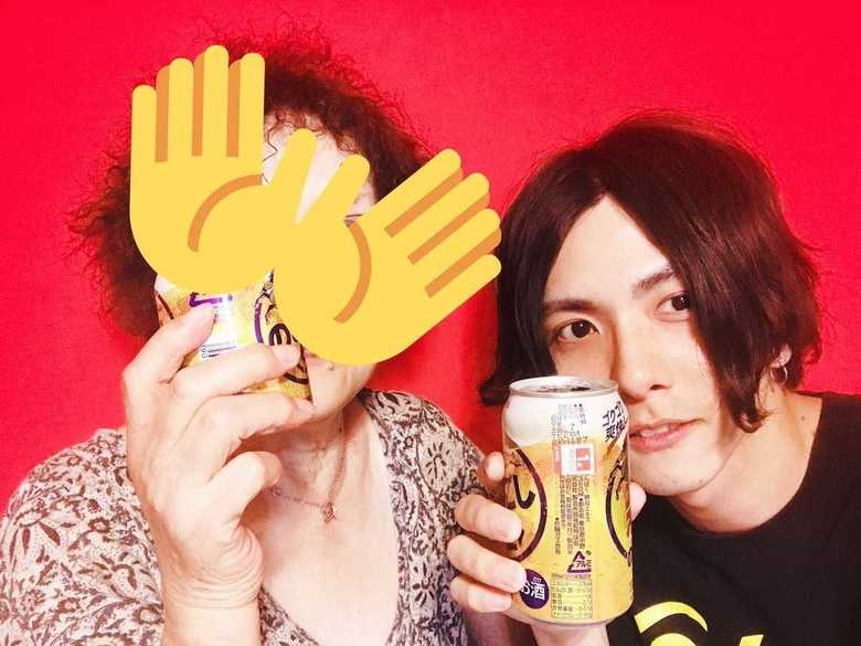左:おばあちゃん 右:生松圭悟さん