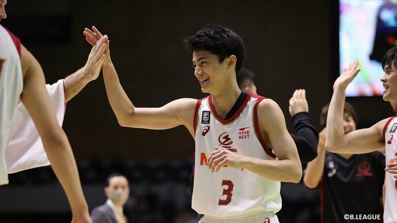 デビュー戦で初得点&アシストをあげたレバンガ北海道戦・2月13日