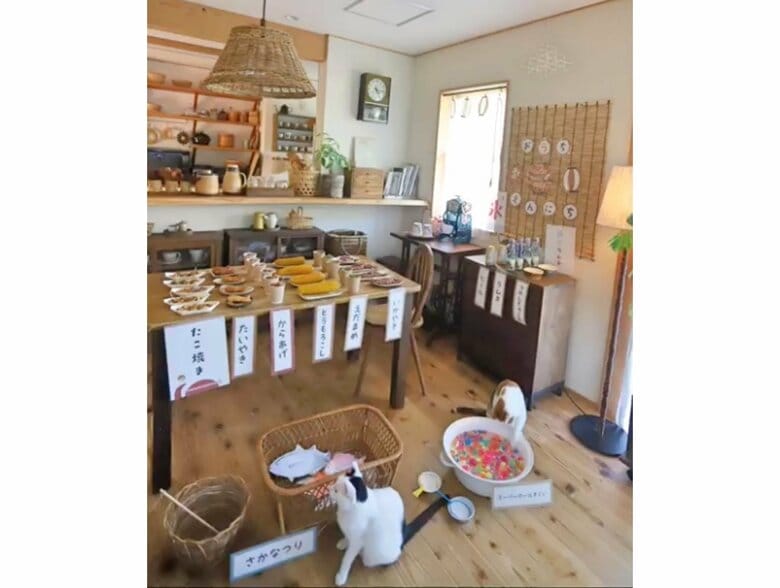 お家の中がお祭り会場のようになっている（提供：ゆうこさん）