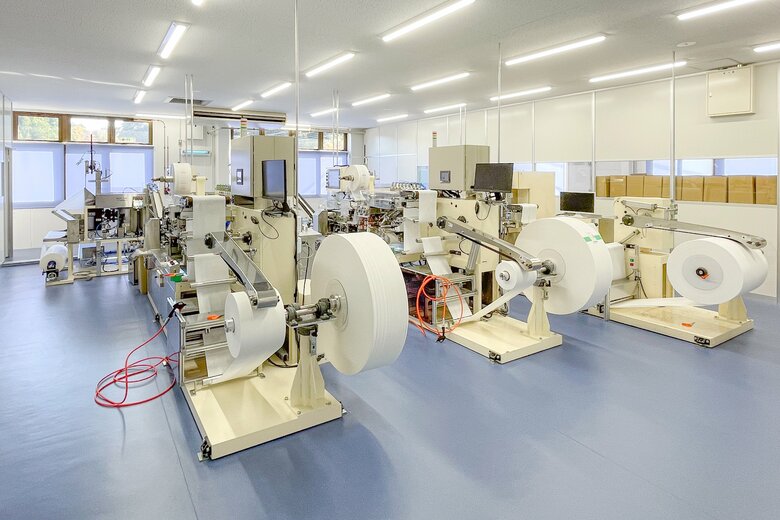 「VB-COSME-おしぼり」の工場