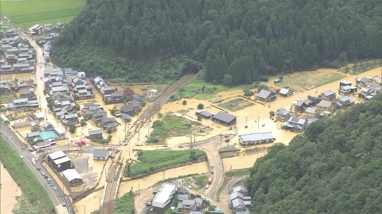 2022年　南越前町での記録的大雨