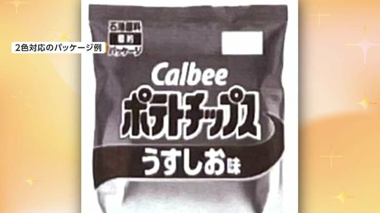 白黒包装のパッケージ