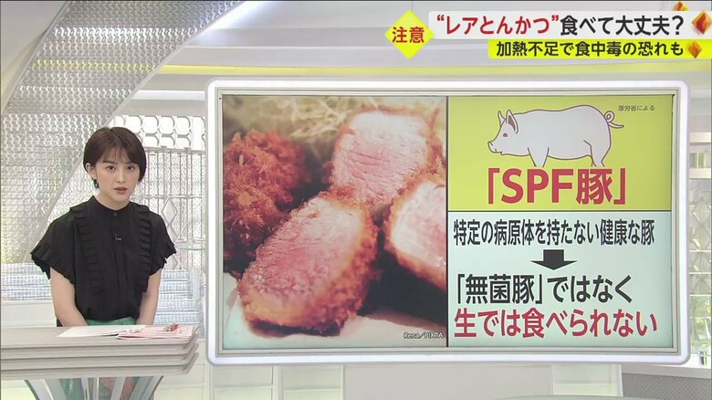 SPF豚＝無菌豚、ではない。生食はNGだ