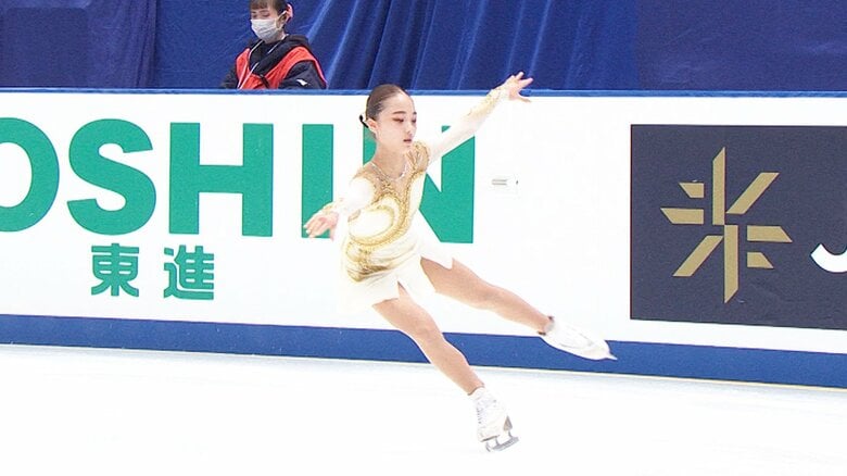 フリーはジュニア1年目ながら最終グループで滑走（2023年全日本）