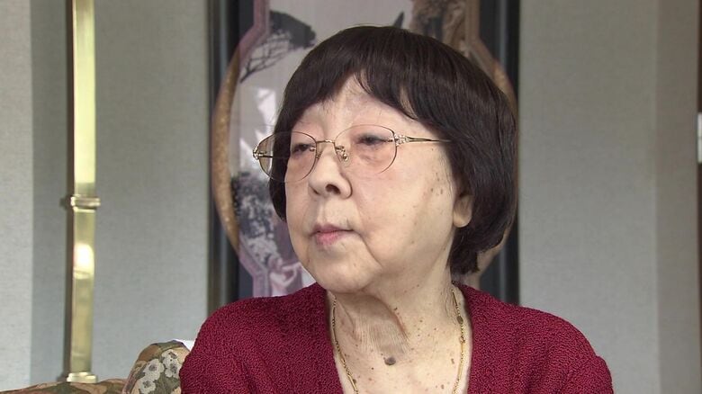 明日待子さん（当時98歳）